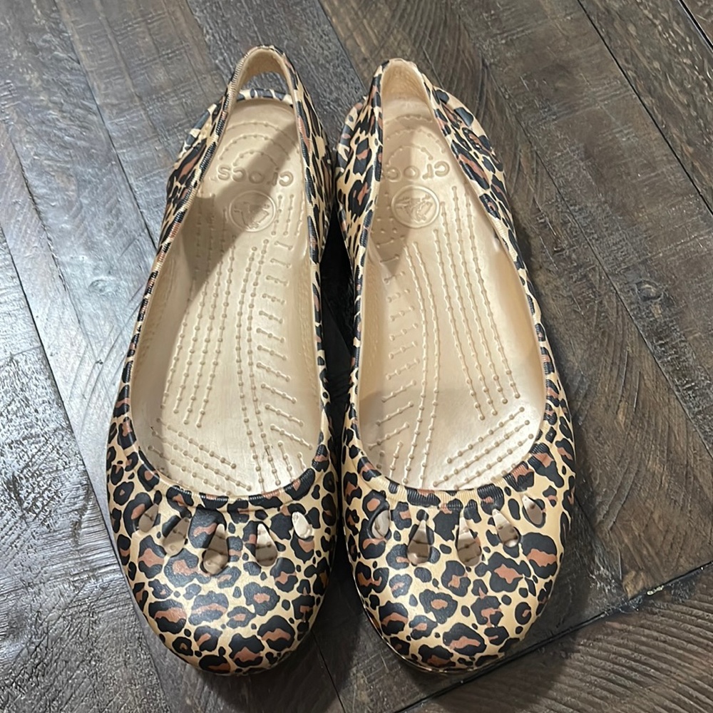 Leopard Crocs